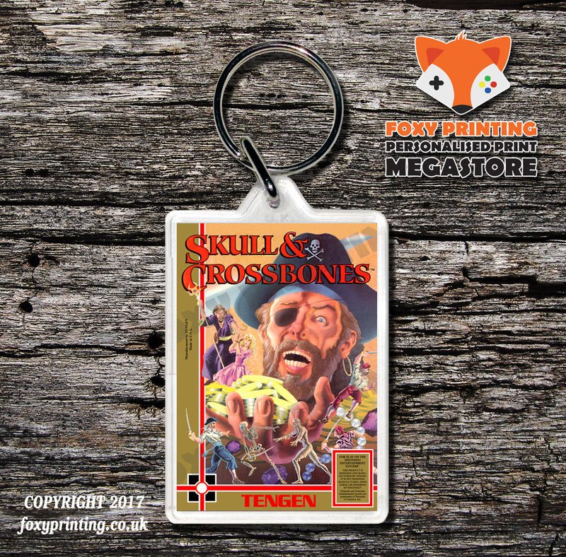 TENGEN Shinobi Retro NES Game Cover Art Gaming Keyring