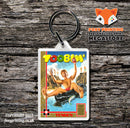 TENGEN Tetris Retro NES Game Cover Art Gaming Keyring