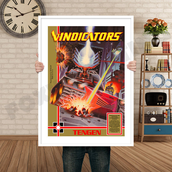 Tengen Vindicators Retro Game Inspired Theme Nintendo NES Gaming
