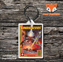 TENGEN Toobin Retro NES Game Cover Art Gaming Keyring