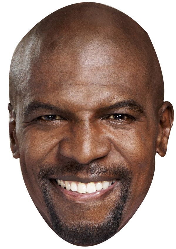 TERRY CREWS JB - TV Star Fancy Dress Cardboard Celebrity Party Face Mask