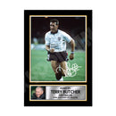 TERRY BUTCHER Limited Edition Football Player Signed Print - Football