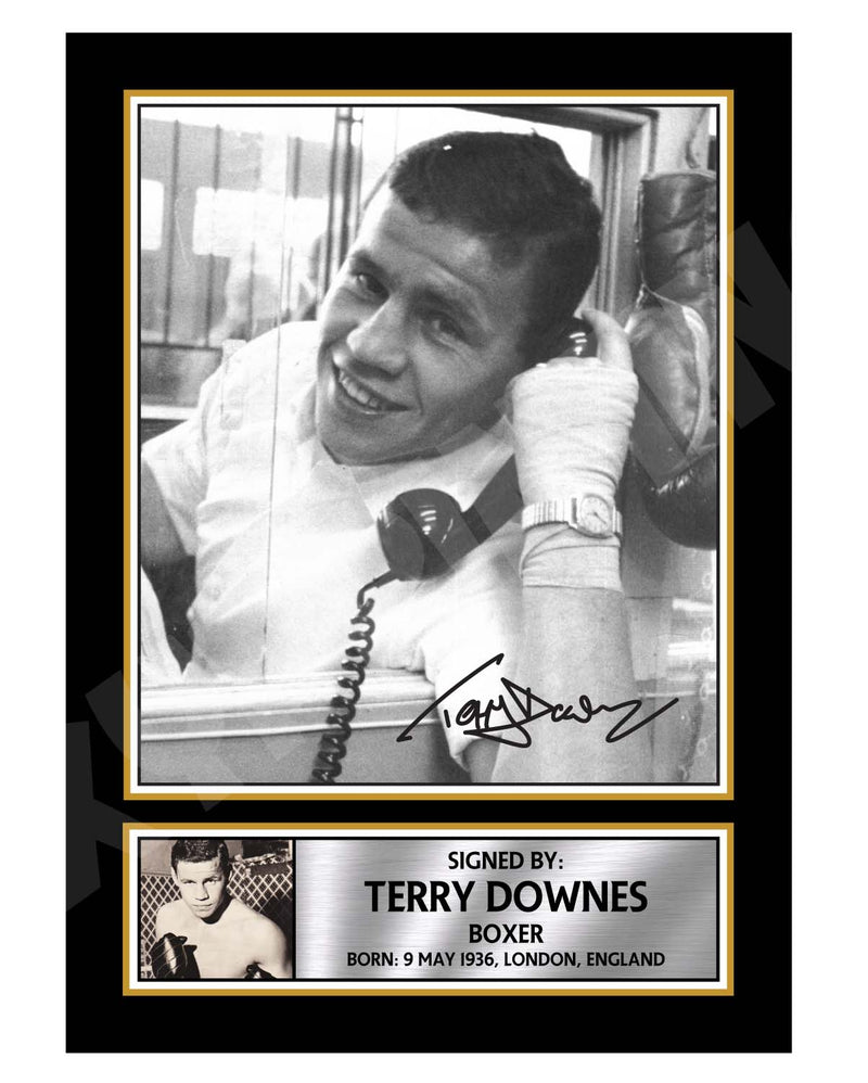 TERRY DOWNES Limited Edition Boxer Signed Print - Boxing