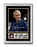 TERRY McDERMOTT 2 Limited Edition Football Player Signed Print - Football