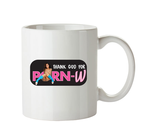 Thank God For Porn-W - Adult Mug – printed mug product image 1