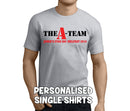 The A Team Stag Colour Custom Stag T-Shirt - Any Name - Party Tee