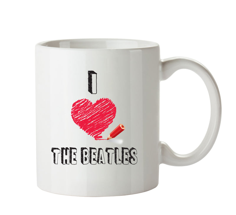 I Love THE BEATLES Celebrity Mug