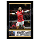 THEO WALCOTT 2 Limited Edition Football Player Signed Print - Football