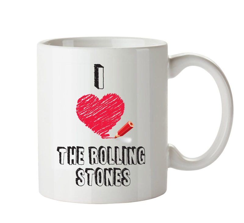 I Love THE ROLLING STONES Celebrity Mug