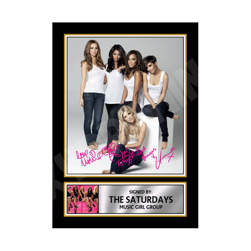 THE SATURDAYS 2 Limited Edition Music Signed Print