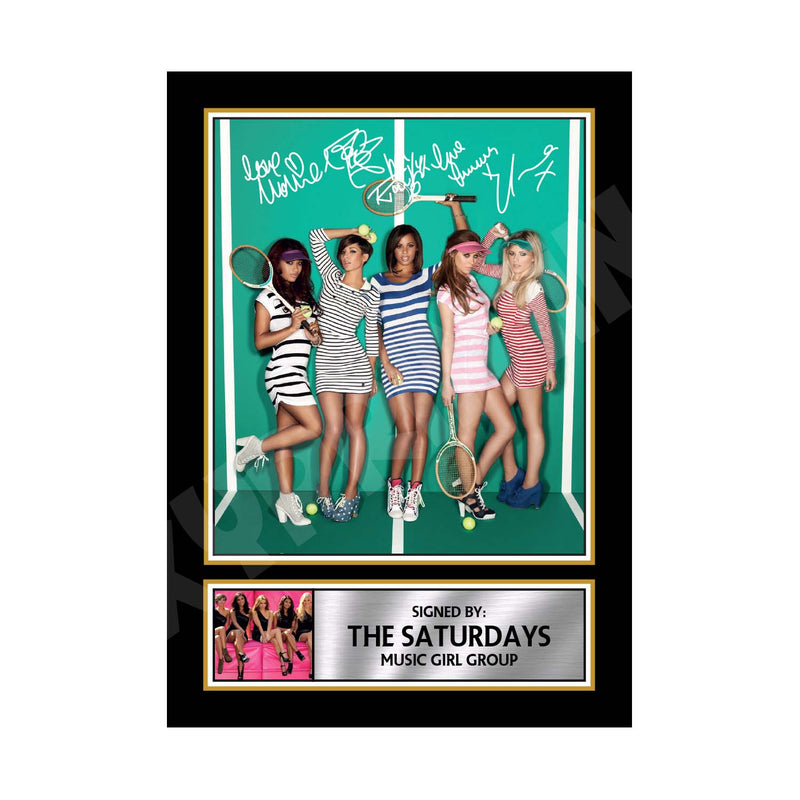 THE SATURDAYS (1) Limited Edition Music Signed Print