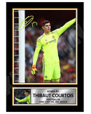 THIBAUT COURTOIS 2 Limited Edition Football Player Signed Print - Football