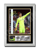 THIBAUT COURTOIS 2 Limited Edition Football Player Signed Print - Football