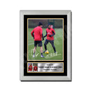 THIERRY HENRY _ ROBERT PIRES 2 Limited Edition Football Player Signed Print - Football