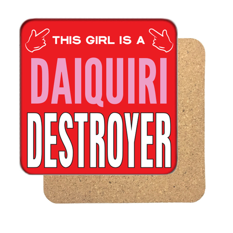 Daiquiri Destroyer (Girl) Drinks Coaster