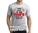 This Guy Is On His Stag Colour Custom Stag T-Shirt - Any Name - Party Tee