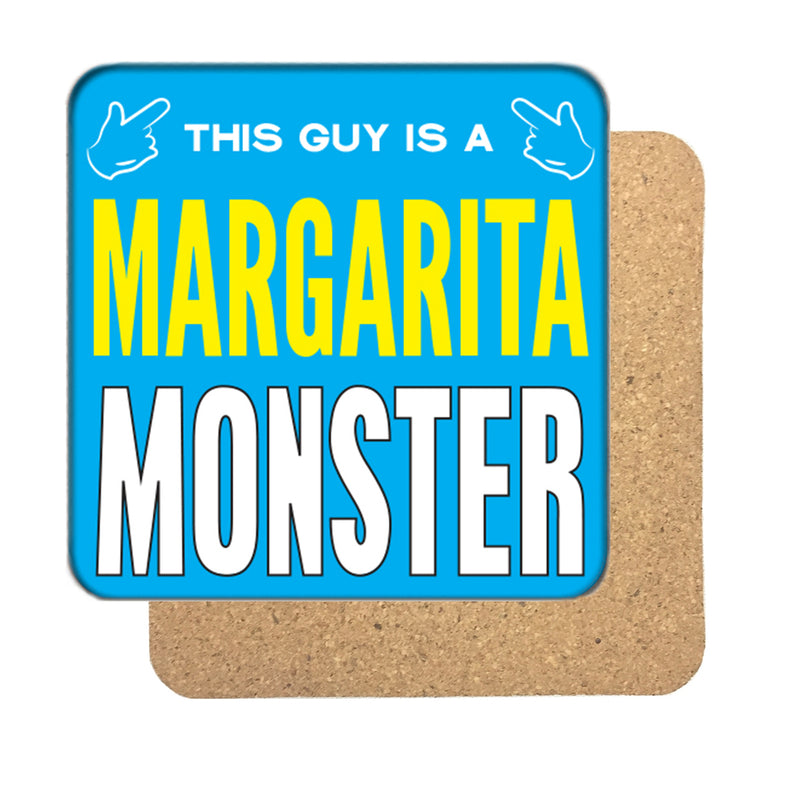 Margarita Monster (Guy) Drinks Coaster