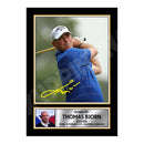 THOMAS BJORN Limited Edition Golfer Signed Print - Golf