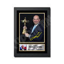 THOMAS BJORN 2 Limited Edition Golfer Signed Print - Golf
