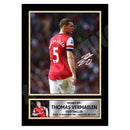 THOMAS VERMAELEN Limited Edition Football Player Signed Print - Football