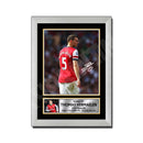 THOMAS VERMAELEN Limited Edition Football Player Signed Print - Football