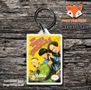 Tetris2 Retro NES Game Cover Art Gaming Keyring