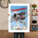 THUNDERBIRDS Retro GAME INSPIRED THEME Nintendo NES Gaming A4 A3 A2 Or A1 Poster Art 703