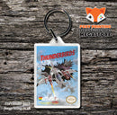 THUNDER AND LIGHTNING Retro NES Game Cover Art Gaming Keyring