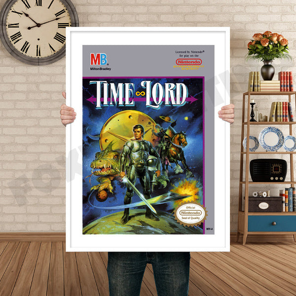 Timelord Retro Game Inspired Theme Nintendo NES Gaming