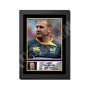 TIM PAYNE 1 Limited Edition Rugby Player Signed Print - Rugby