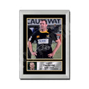 TIM PAYNE 2 Limited Edition Rugby Player Signed Print - Rugby