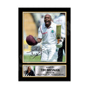 TINO BEST 2 Limited Edition Cricketer Signed Print - Cricket Player