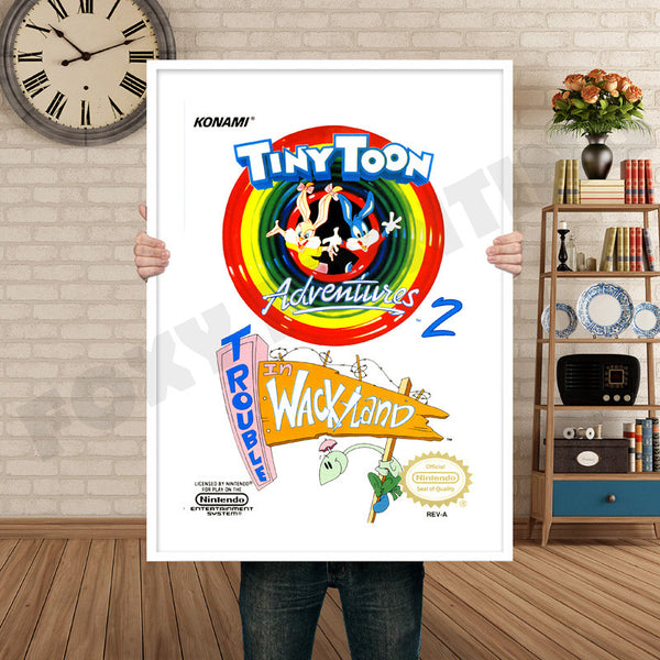 Tinytoon Adventures 2 Retro Game Inspired Theme Nintendo NES Gaming