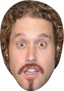 TJ Miller Celebrity Comedian Face Mask FANCY DRESS BIRTHDAY PARTY FUN STAG HEN