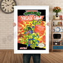 TMNT 2 Arcade W Offer Retro GAME INSPIRED THEME Nintendo NES Gaming A4 A3 A2 Or A1 Poster Art 586