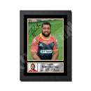 TOBY FALETAU 2 Limited Edition Rugby Player Signed Print - Rugby