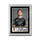 TOBY FLOOD 1 Limited Edition Rugby Player Signed Print - Rugby