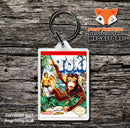 To The Earth Retro NES Game Cover Art Gaming Keyring