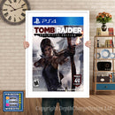 TOMBRAIDER DEFINITIVE EDITION PS4 GAME INSPIRED THEME PS4 GAME INSPIRED THEME Retro Gaming Poster A4 A3 A2 Or A1