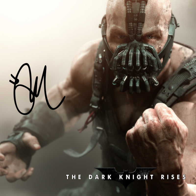 Dark Knight Rises- Bane Signed Lego Display Case - Minifigure Display Background and Frames