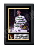 TOMMY JOHNSON Limited Edition Football Player Signed Print - Football