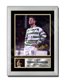 TOMMY JOHNSON Limited Edition Football Player Signed Print - Football