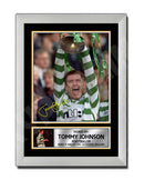 TOMMY JOHNSON 2 Limited Edition Football Player Signed Print - Football