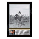TOMMY STACK _ GINGER 2 Limited Edition Horse Racer Signed Print - Horse Racing