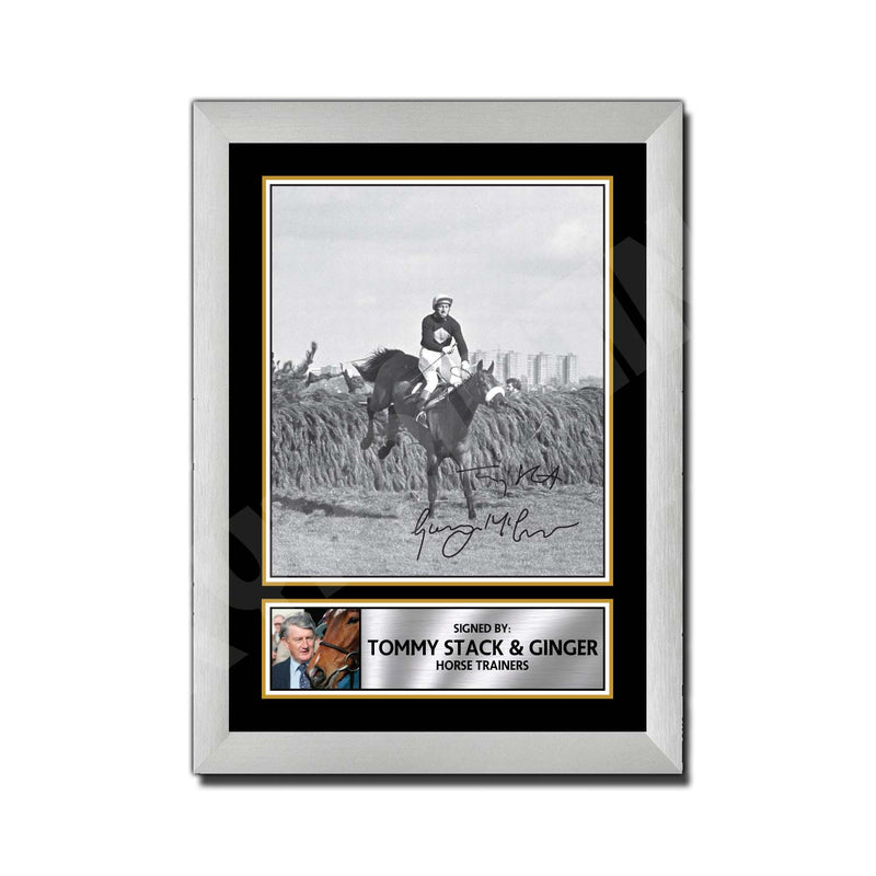 TOMMY STACK _ GINGER 2 Limited Edition Horse Racer Signed Print - Horse Racing