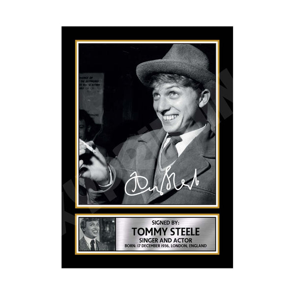 TOMMY STEELE 2 Music Printed Signature Print