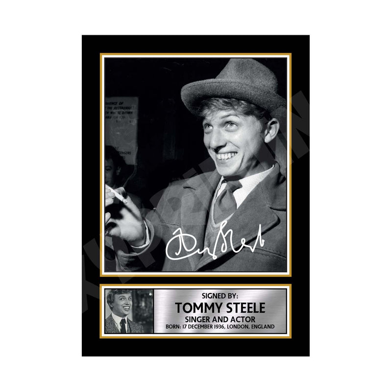 TOMMY STEELE 2 Limited Edition Music Signed Print