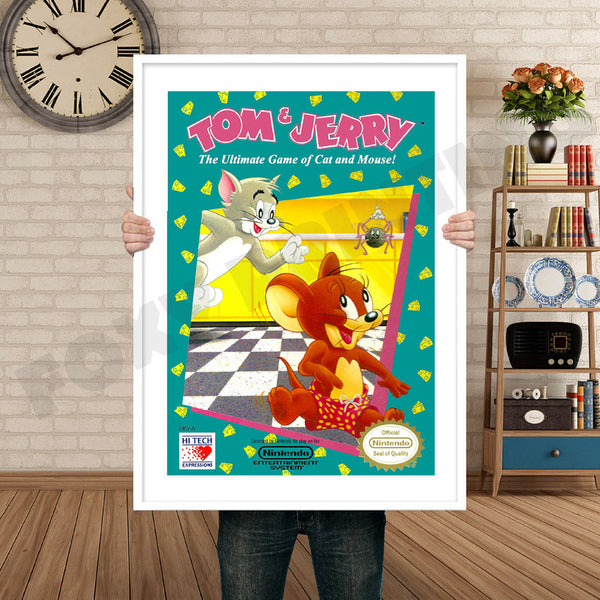 Tom and Jerry Retro Game Inspired Theme Nintendo NES Gaming