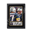 TOM BRADY _ ROB GRONKOWSKI (1) Limited Edition Football Signed Print - American Footballer
