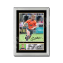 TOM CATTERICK 1 Limited Edition Rugby Player Signed Print - Rugby
